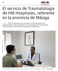 El servicio de Traumatología de HM Hospitales, referente en la provincia de Málaga