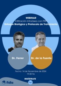 Webinar PRP Dr Carlos Ferrer Señoráns Fidia